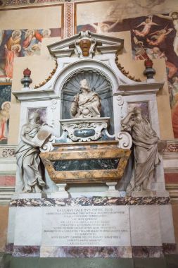 Türbesi Galileo Basilica of Santa Croce, Florence, İtalya