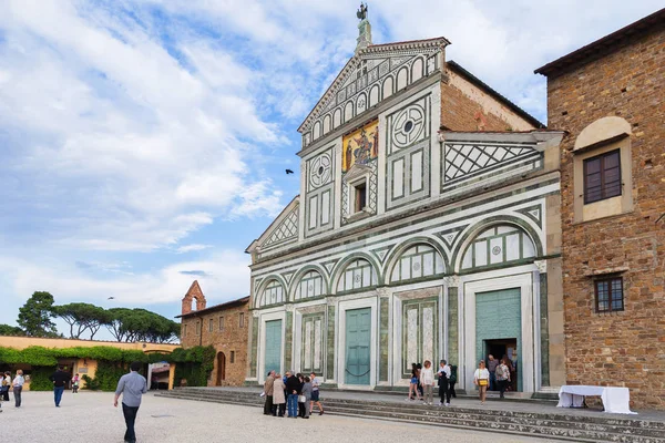 FL Basilica San Miniato al Monte (St. Minias dağ) — Stok fotoğraf