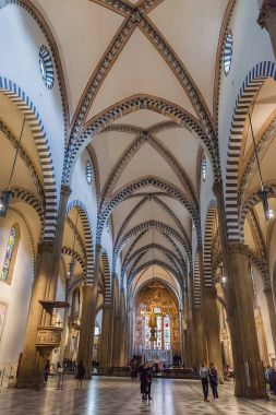 İç bazilika Santa Maria Novella, Florence, İtalya
