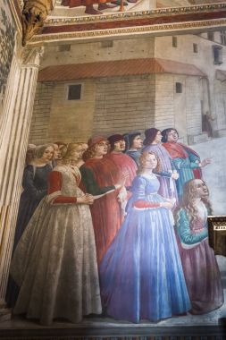 Santa Trinita, Fl Bazilikası kilisede Sassetti freskler