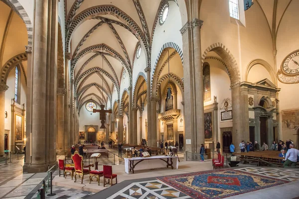 İç bazilika Santa Maria Novella, Florence, İtalya