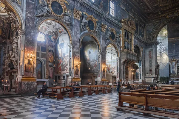 Intérieur de la Basilique della Santissima Annunziata à Florence — Photo