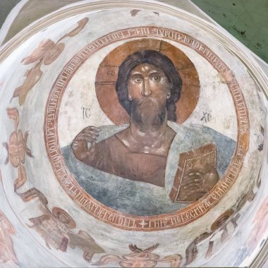 Fresk Theophanes tarafından t kilisede Yunan boyalı.