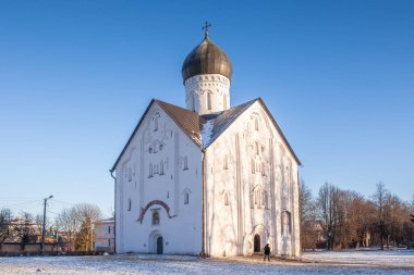Kilise başkalaşım Ilyina Street, Veliky Novgorod, Ru