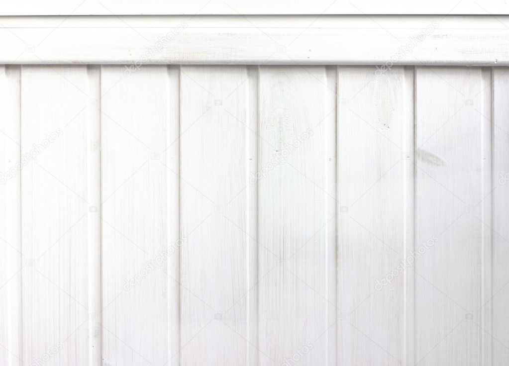 White woody wall. Abstract background