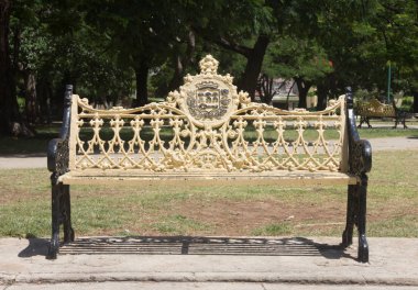Küba'da John Lennon Park Retro süslü tezgah