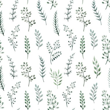 Suluboya çiçek deseni