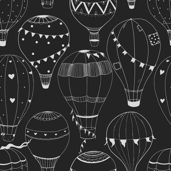 Vector baloon uitblaaspatroon — Stockvector