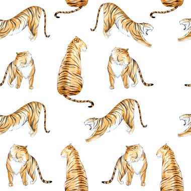 Suluboya Tropikal Desen