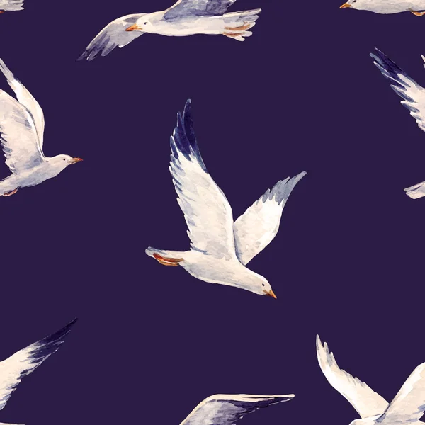 Векторный рисунок чайки — стоковый вектор