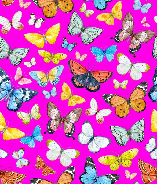 Акварель-бабочка — стоковое фото