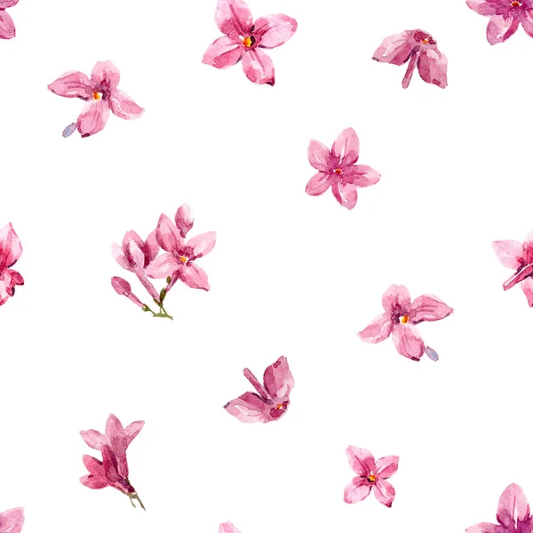 水彩の花柄 — ストック写真