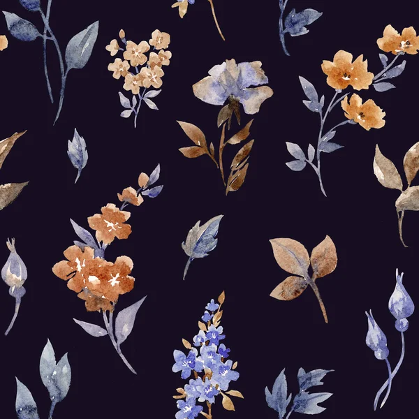 Naadloze abstract floral patroon — Stockfoto