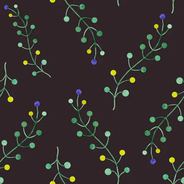 Aquarel floral vector patroon — Stockvector