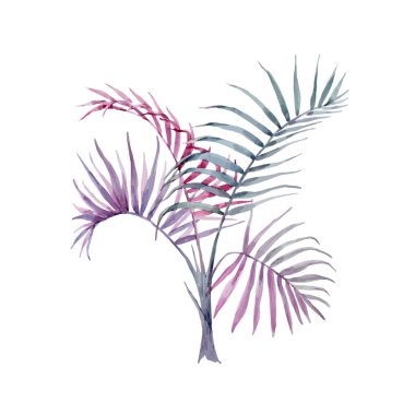 Suluboya vektör elle çizilmiş avuç içi