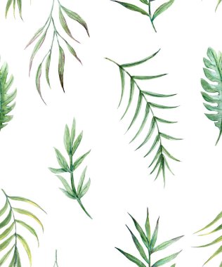 Suluboya Tropikal Desen