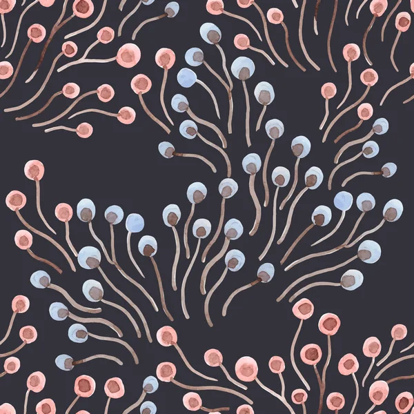 Aquarelle vecteur motif floral abstrait — Image vectorielle