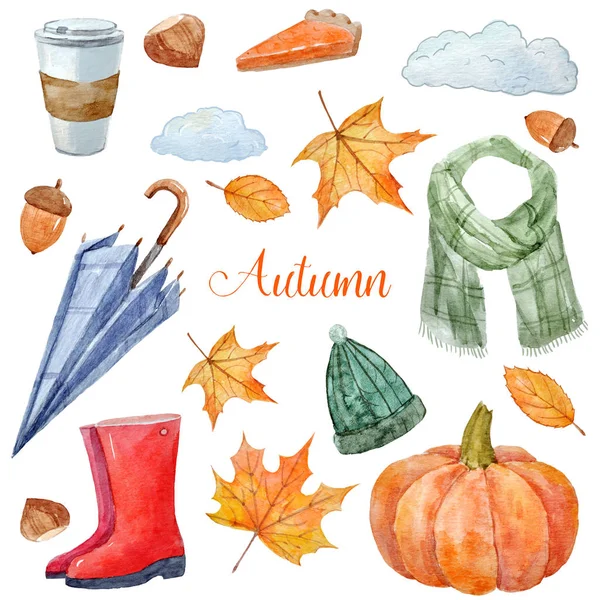 Nice autumn set — Stock Photo, Image