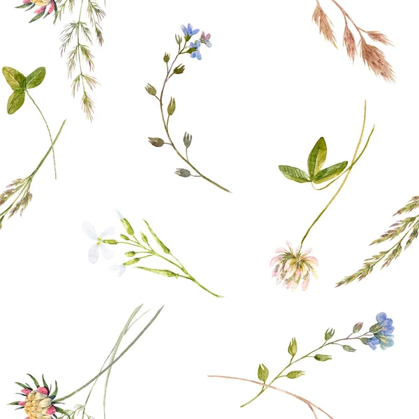 Suluboya çiçek deseni