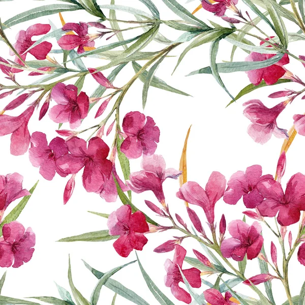 Aquarell-Blumenmuster — Stockfoto