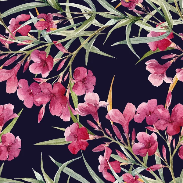 Akvarel květinový vzor — Stock fotografie