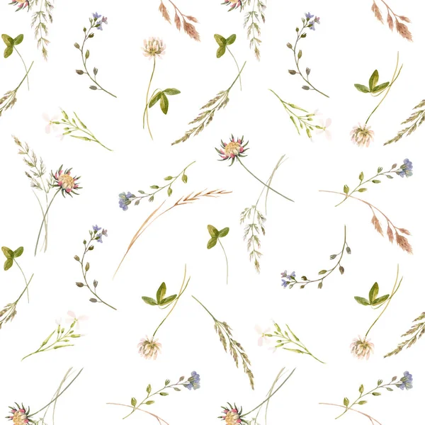 Aquarelle motif vecteur floral — Image vectorielle