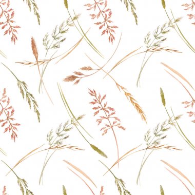 Vahşi alan çim vektör desen