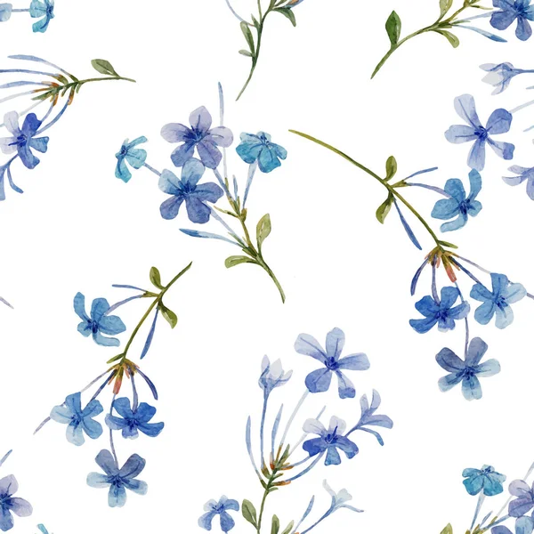 Patrón vectorial floral acuarela — Vector de stock