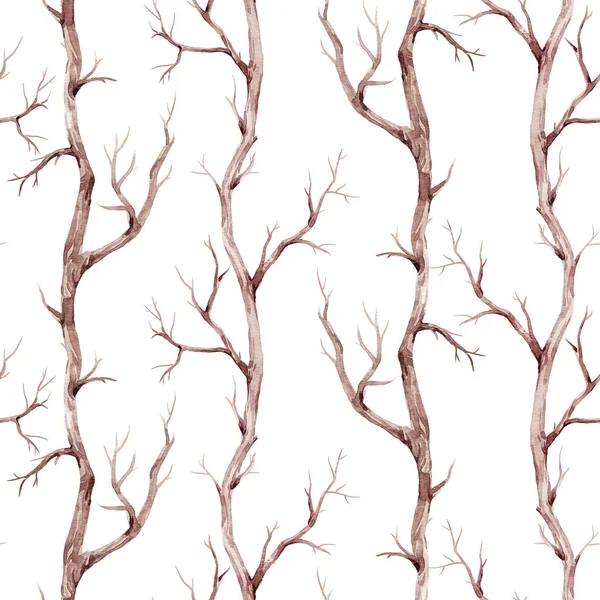 Fall trees pattern — Stock Photo, Image