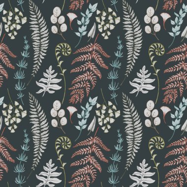 vektör çiçek desenli