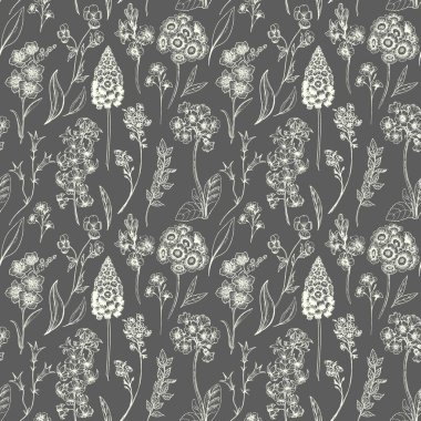 vektör çiçek desenli