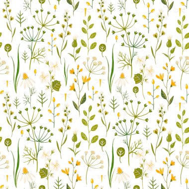 Suluboya çiçek deseni