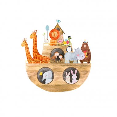 Suluboya bebek Noah Ark