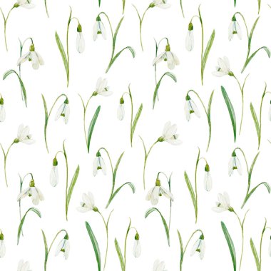 Suluboya çiçek deseni