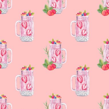 Suluboya güler yüzlü desen