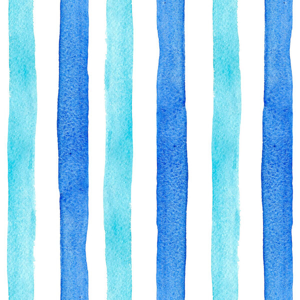 Watercolor rainbow stripes pattern