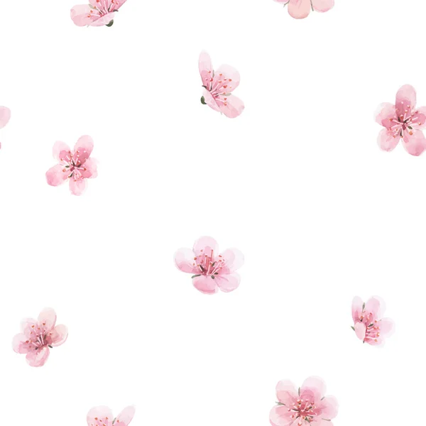 Beau vecteur floral d'été motif sans couture avec champ aquarelle fleurs abstraites. Illustration de stock . — Image vectorielle