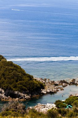 Maratea.Italy denizin panoramik manzaralı