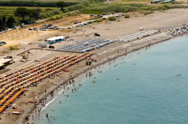 Maratea.Italy denizin panoramik manzaralı