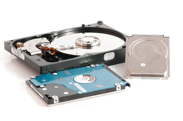 하드 디스크는 2.5와 3.5 인치 드라이브 스톡 이미지