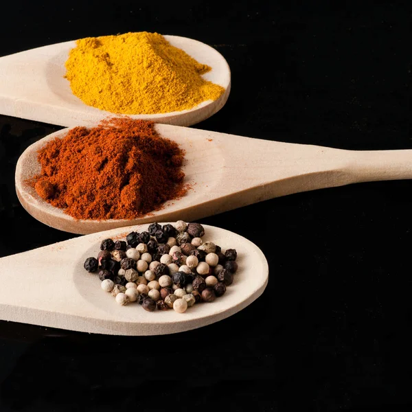 Variety of spices Stock Photo