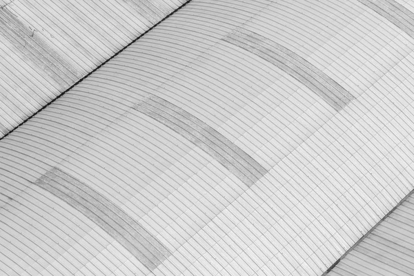 Top view of metal roofing on industrial factory — Stock Photo, Image