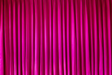 Pembe perde, arka plan, tekstil