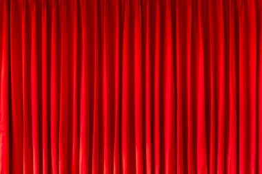 Kırmızı perde, arka plan, tekstil