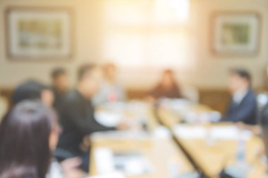 İş toplantı konferans soyut bulanıklık. İş kavramı.