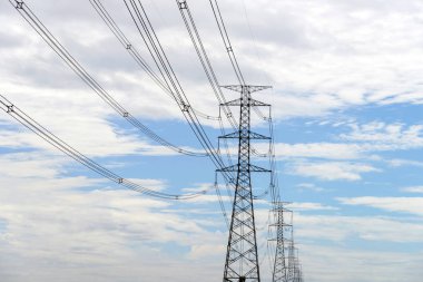 Yüksek gerilim elektrik pilon sistemi, elektrik iletim güç hattı
