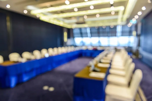 Abstract blurred of empty conference, meeting room — Stock Photo, Image