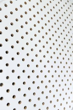 Beyaz ses yalıtımlı duvar, ses duvarını, ses emici, arka plan