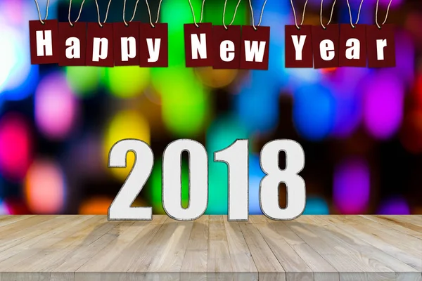 Аннотация Happy New Year 2018 background. Для праздника и новогодней концепции . — стоковое фото