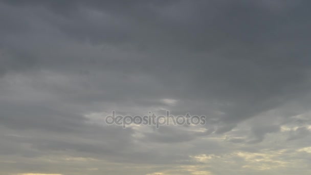 Acerca Lapso Tiempo Las Nubes Lluvia — Vídeo de stock